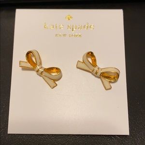 Kate Spade bow earrings - NEW